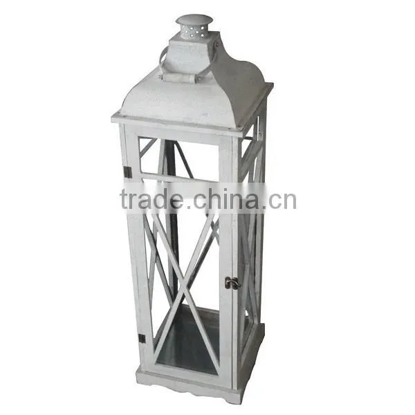Normal style iron lanterns wooden made for home decoration