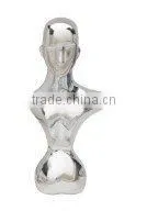 Plastic Female Head Mannequin