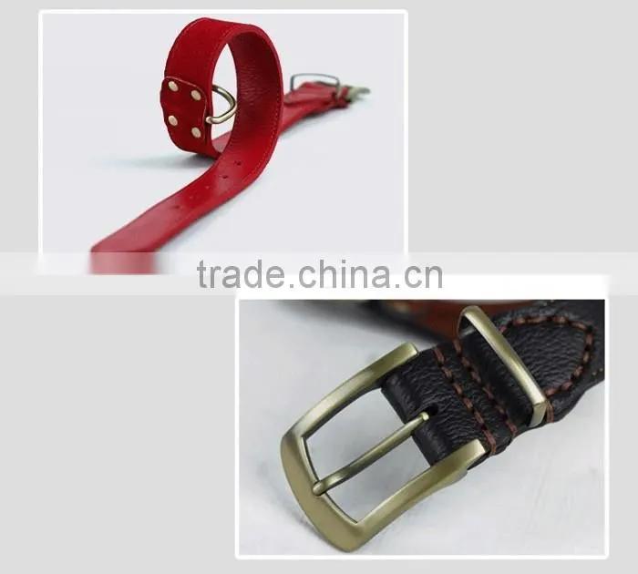 Private Label Standard Wholesale Pet Products Pet Genuine Leather Collars