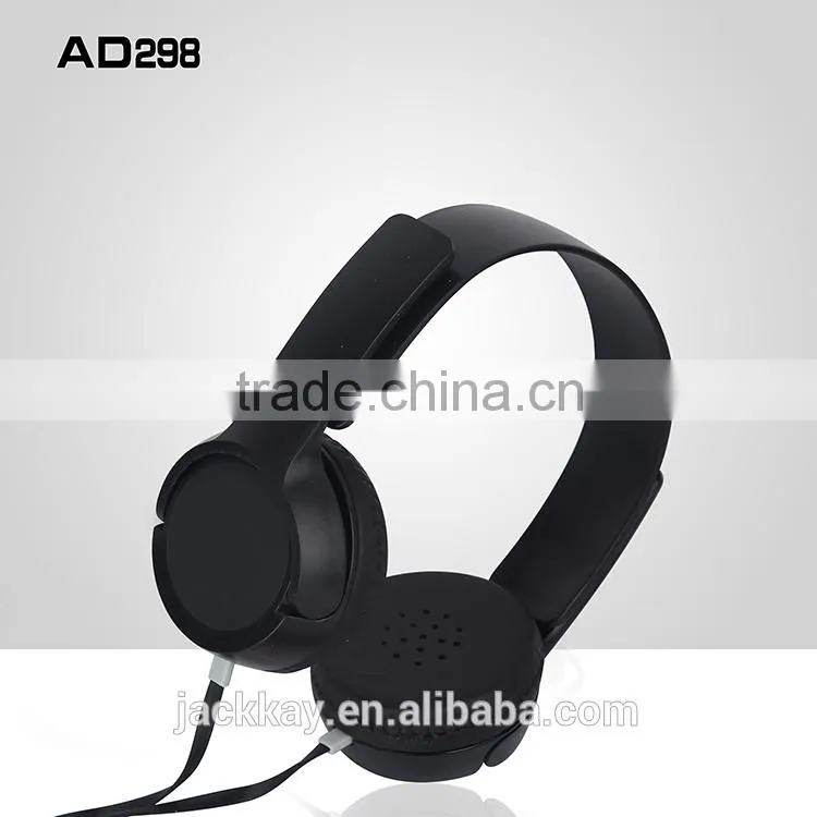 New model AD298 hot market cable wired headphone headset for PC