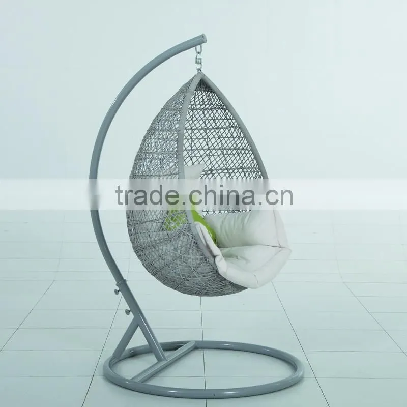 High Quality Swing Chair Patio Resin Wicker Hanging Rattan Chair