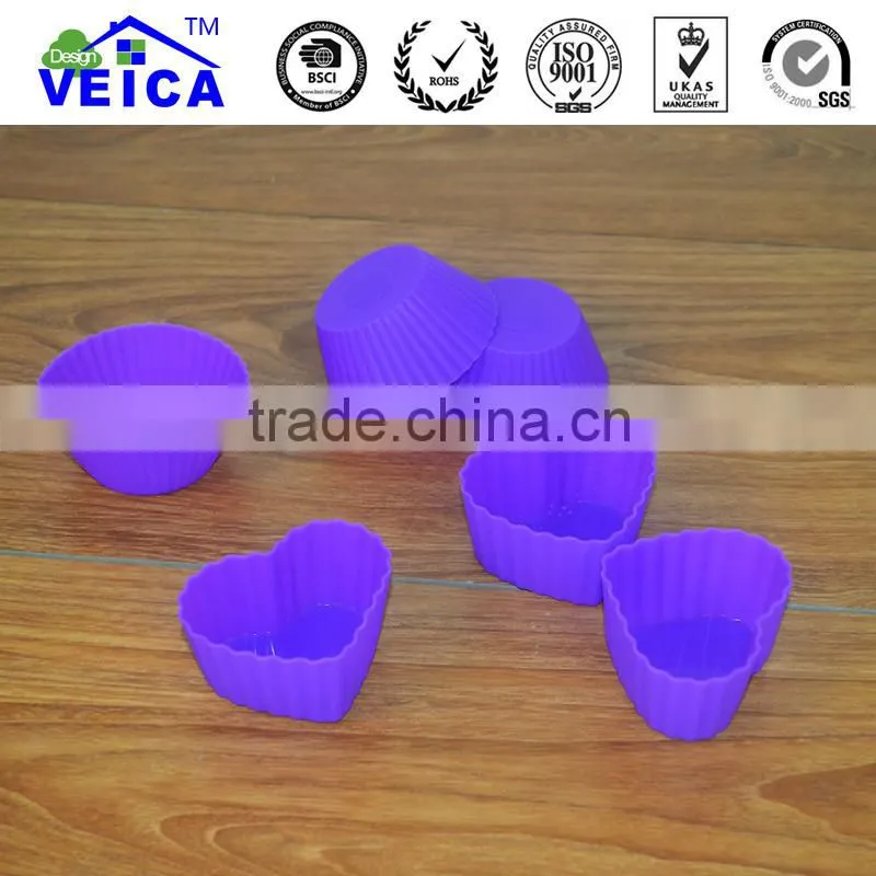 2016 hot sale popular 30 pcs silicone cute kids bakeware