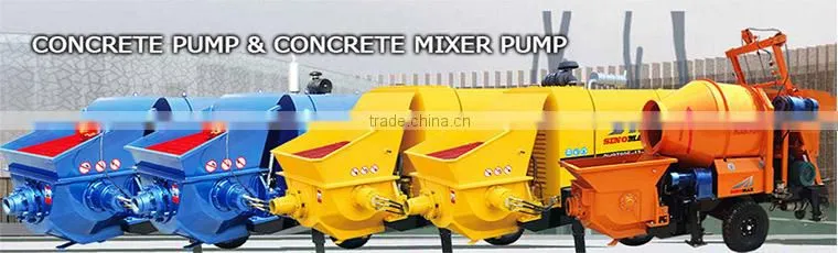 TOP! 60m3/h 80m3/h Diesel Engine Trailer Concrete Pump for sale with CE Certificated