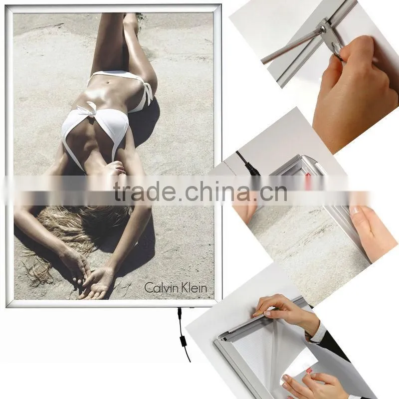 Promotion Super Thin Slim Aluminium A0 Led Poster Frames