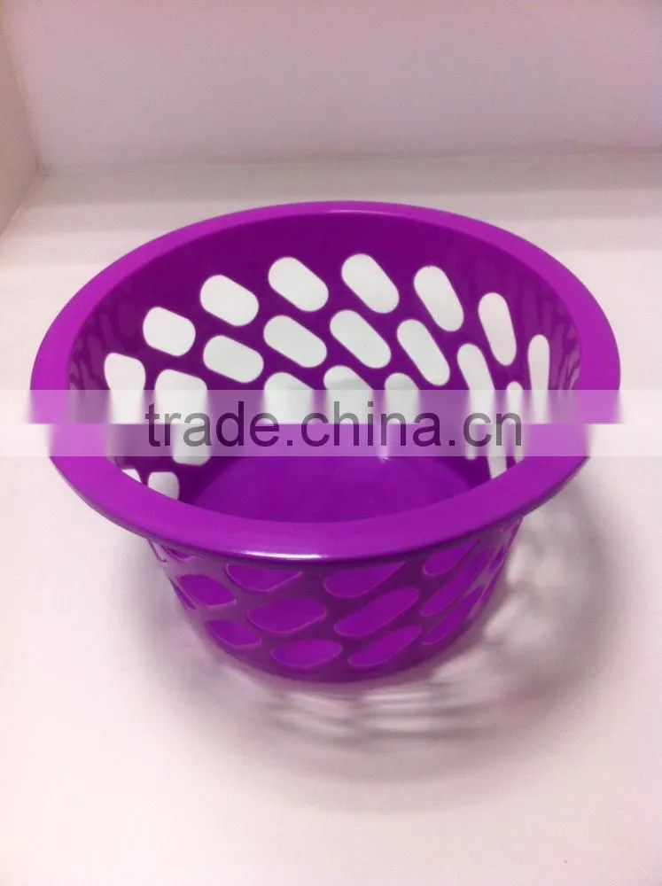 YXI04 MINI ROUND LAUNDRY BASKET,SMALL PLASTIC STORAGE BASKET