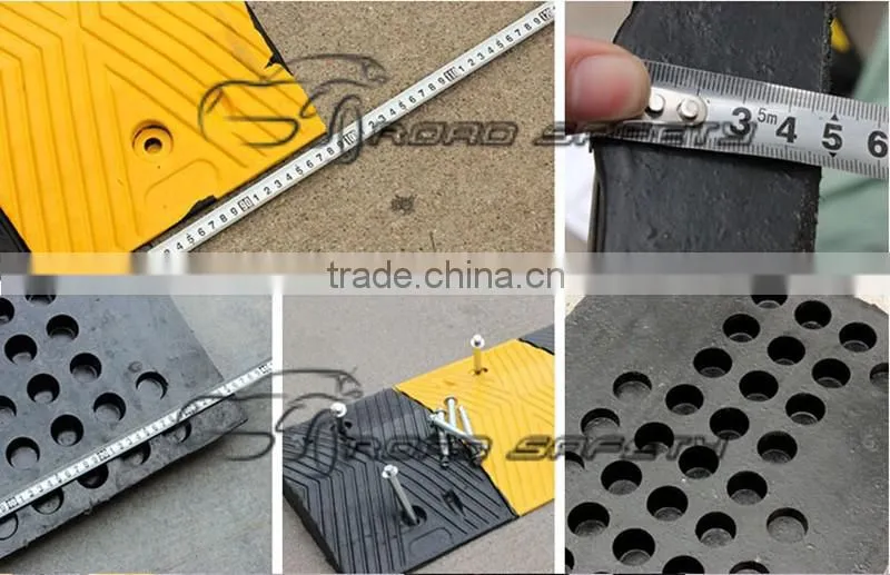 Road Safety Rubber Speed Bumps