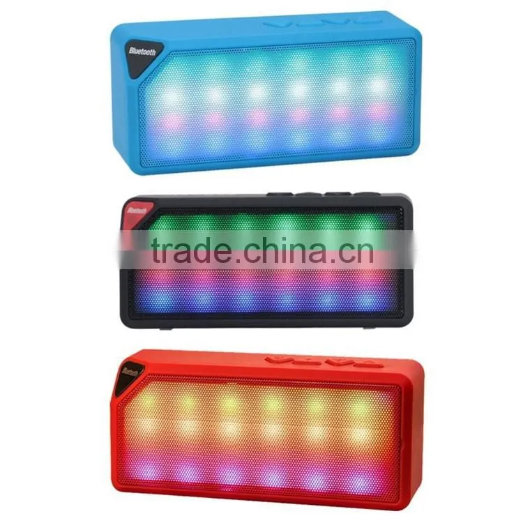 Car Speaker Bluetooth Colorful LED Light Blutooth Speaker