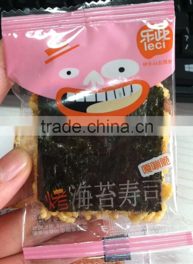 Suzhou Youi New products Rice Crust , Crispy yummy rice crust with seaweed chips, janpanese style rice crackers, rice snack
