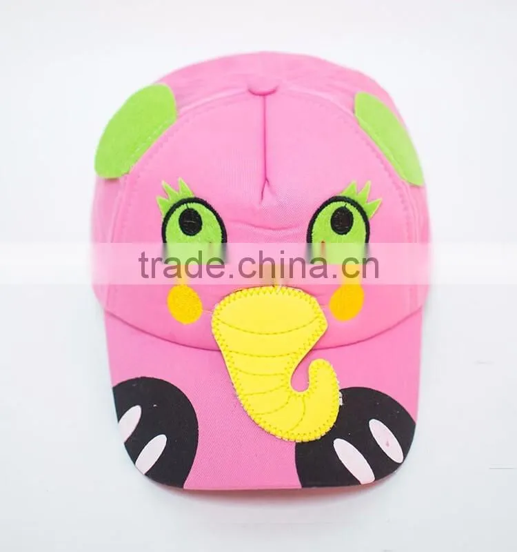 OEM crazy hats for kids 3d pull girls baseball cap boys cap and hat