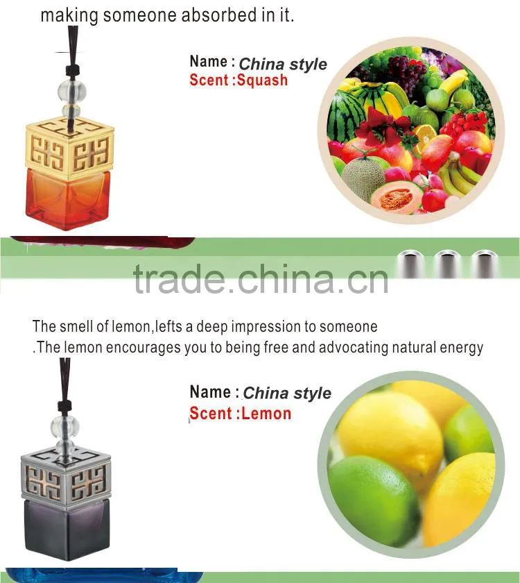 Hot sale liquid car air freshener with wood cover