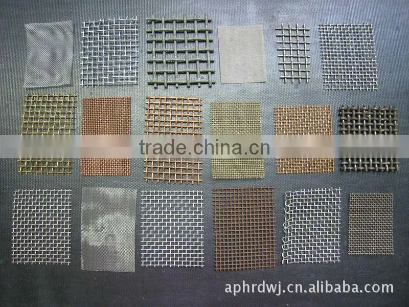 Galvanized stainless steel crimped wire mesh