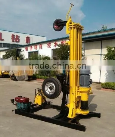 portable drill rig for drilling granite