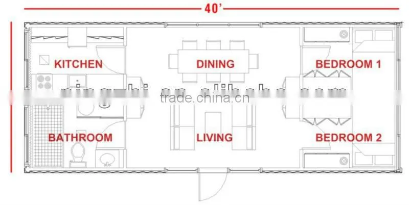 Prefabricated container House