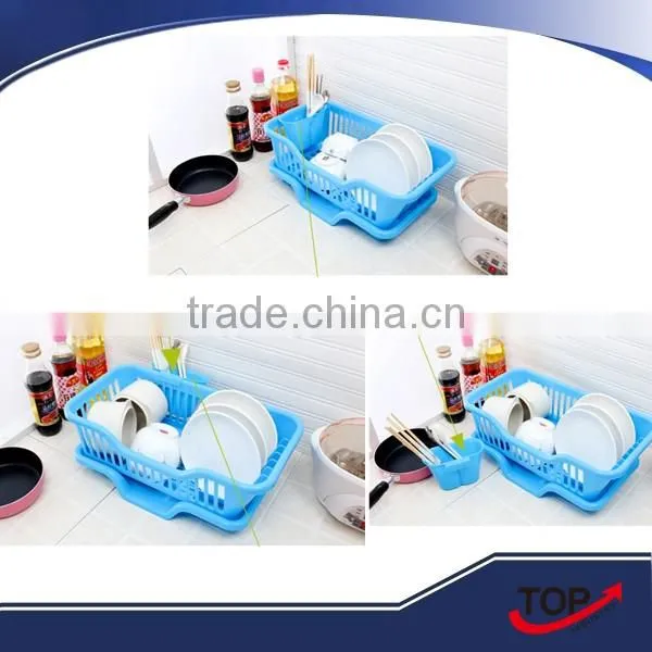 2016 new design plastic dish rack