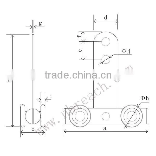 Truck and Trailer Truck Curtain Roller with Wheel