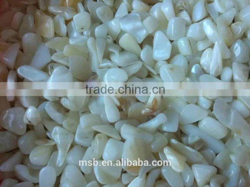 Cheap crushed mother of pearl shell for flooring tiles decoration
