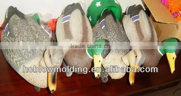 OEM Blow Molding Garden And Hunting Duck Decoy Plastic PE Mallard Duck Decoys
