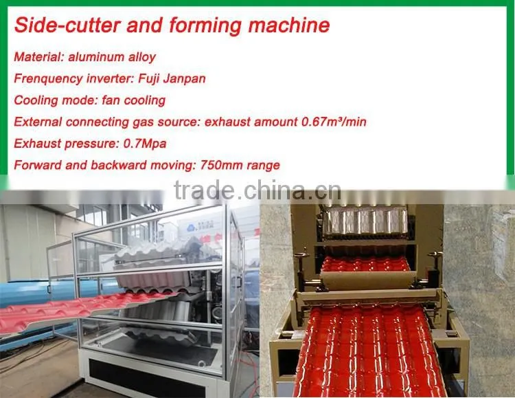 Hot sale transparent plastic roof tile sheet plate production line producer
