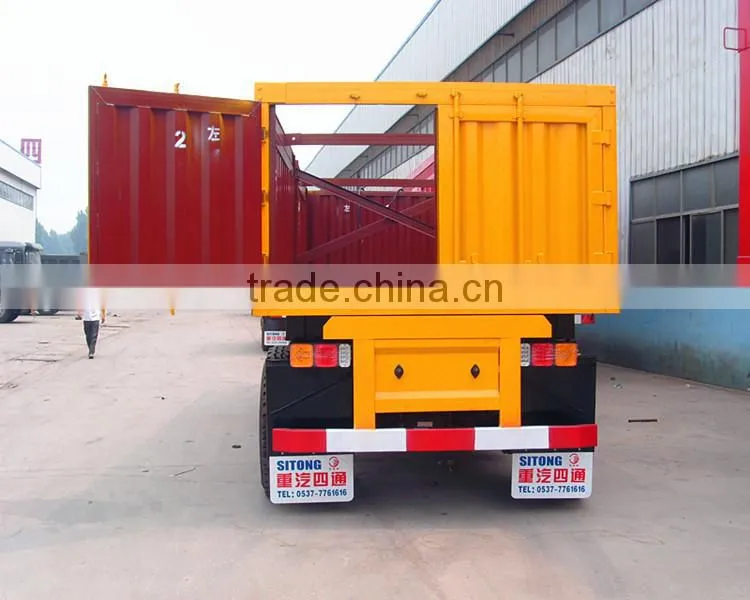 SINOTRUK manufacture heavy duty 2 axle draw bar full trailer