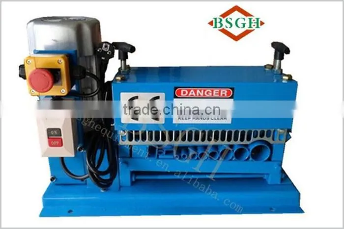 Automatic Copper Cable Crusher and separate Machine Scrap wire / Cable Recycling Machine