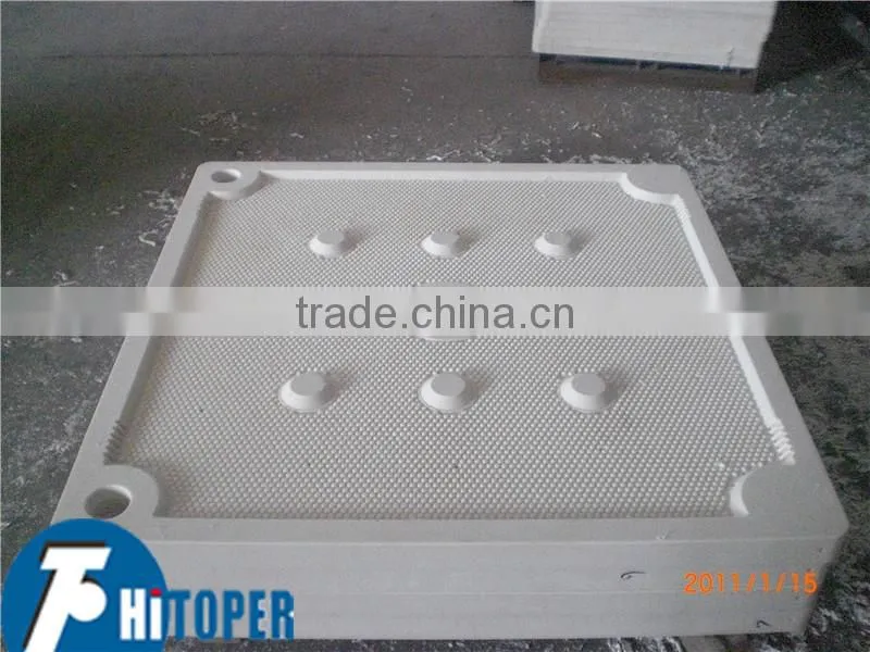 Filter plate made of GFPP sealed by silica gel strip for sale