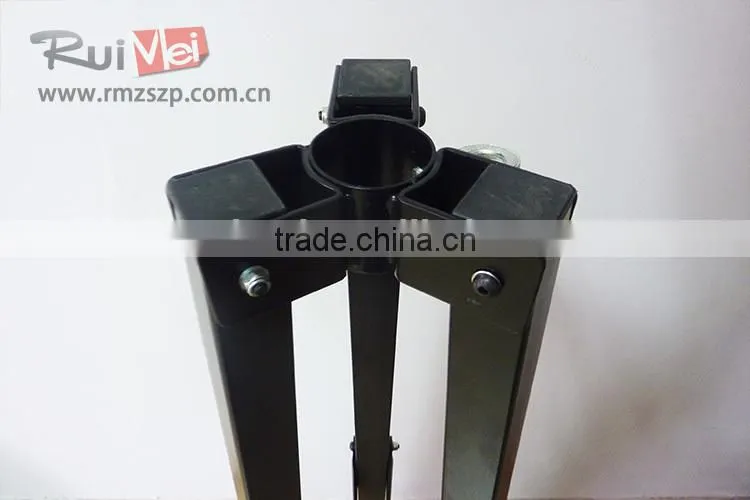 Adjustable metal sun umbrella tripod display holder