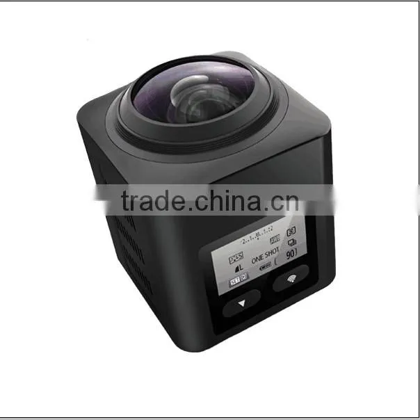 2016 New Unique Design HD Cube Mini 360 Degree Full View Sports Camera Wifi Mini Camera Waterproof 1080P Sports Camera