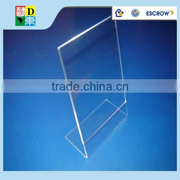 Hot sale of acrylic desk sign holder from china supplier