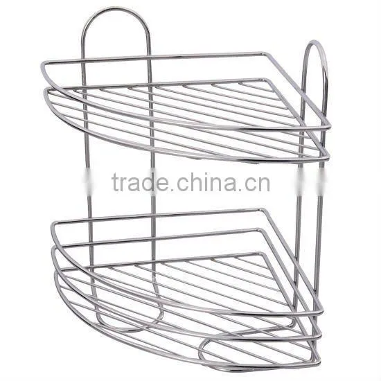 Metal wire fiower-shape fruit basket