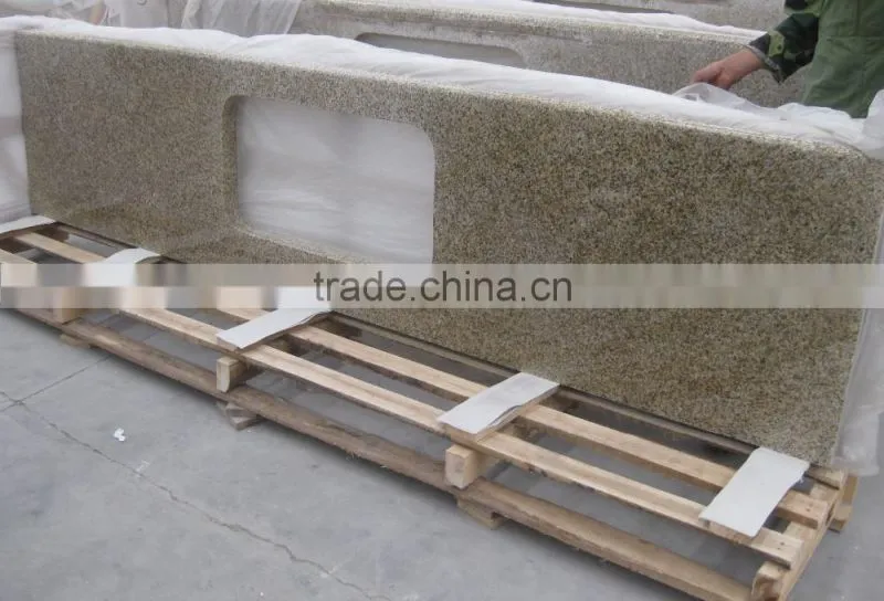 China rustic Yellow granite G682 counter top and vanity top