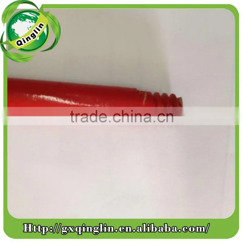 smooth varnishing wooden broom handles/painted wooden broom stick