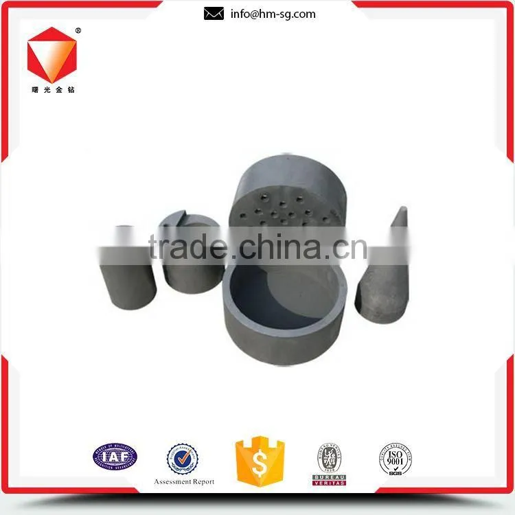 Practical excellent graphite crucible melting sliver