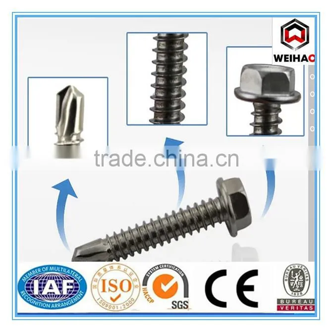 hot selling high qualiy self tapping screw with rubber washer