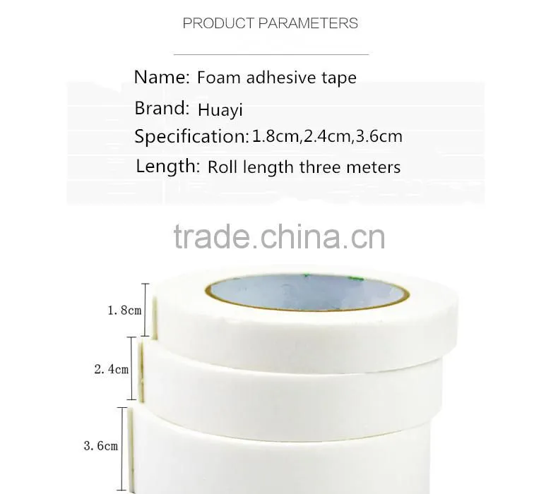 High density single sided eva foam tape