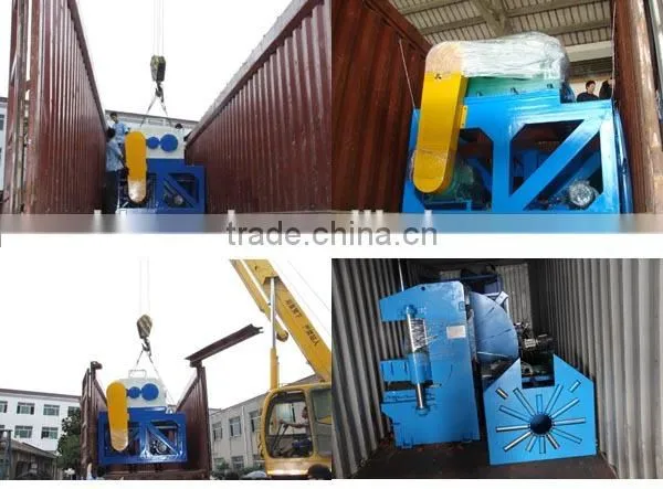 CE approved waste tire press machine