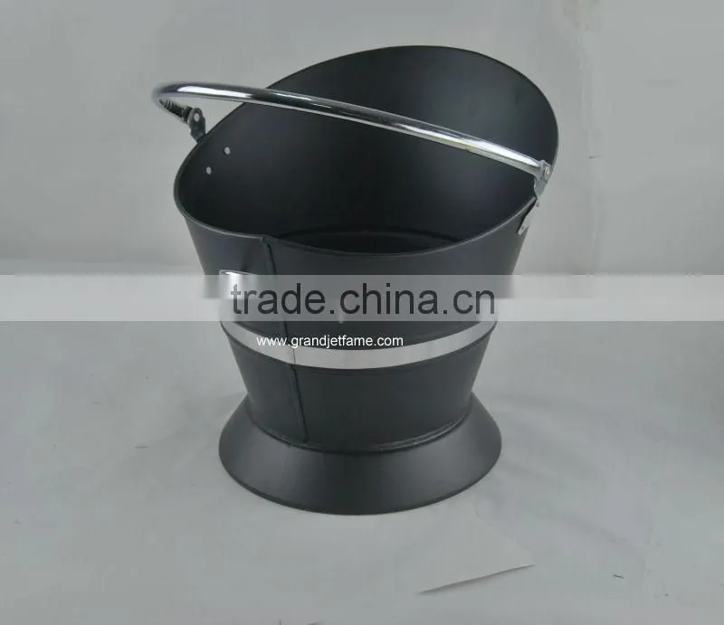 fireplace accessories matte black big waterloo coal bucket