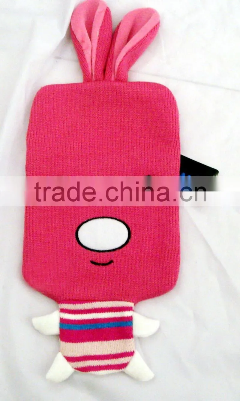 Cute design Hot water bottle cover factory cheap