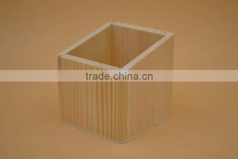 wooden office product stationery case