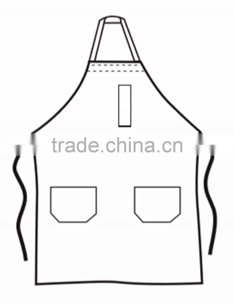 wholesale plain short waist aprons