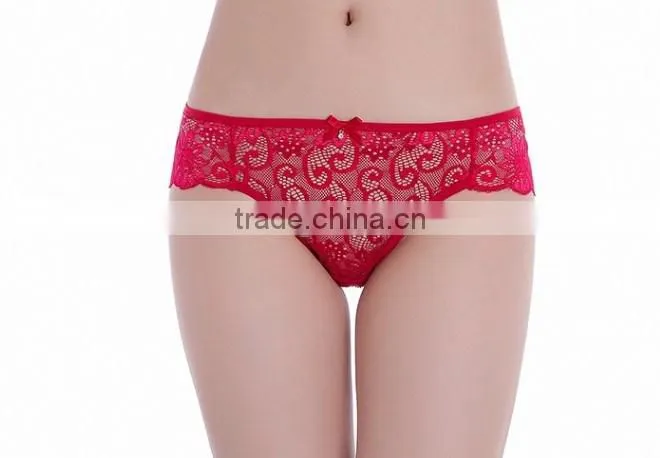 sexy transparent ladies underwear cotton lace panties/women in transparent underwear