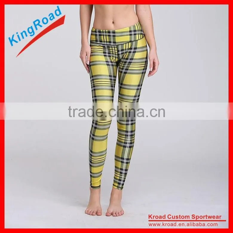 Custom printed fitness leggings, design your own tights