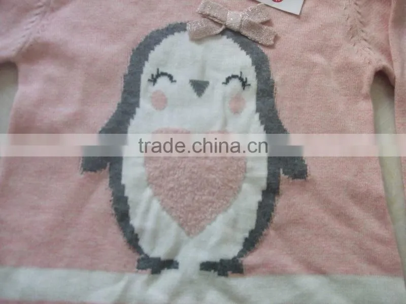 2017 Girls Long Sleeved Knit Sweater Children Sweater Kids Sweaters(BS1149)