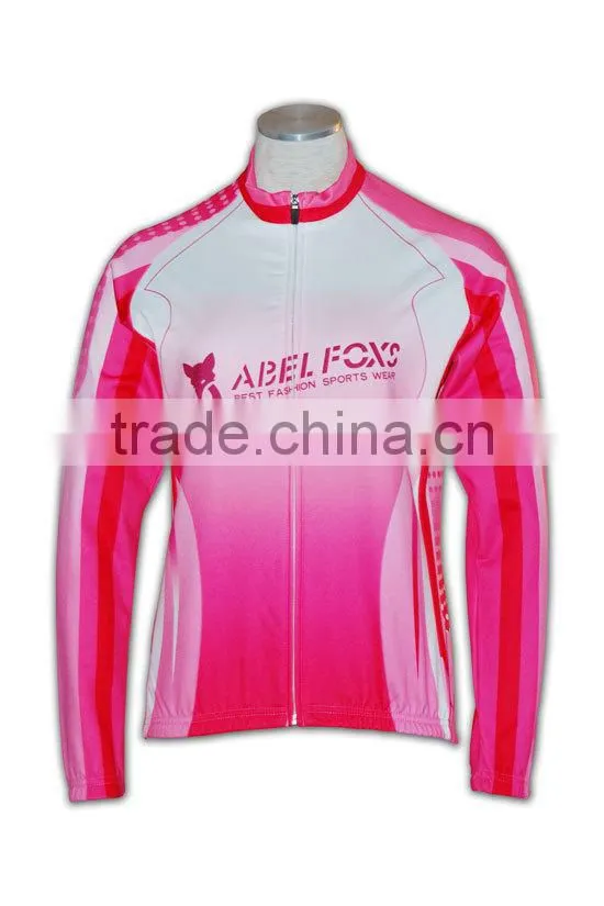 2015 women long sleeve cycling bike clothing women