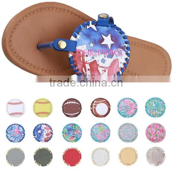 2017 Factory Monogram Disc Women Sandals Flip Flop