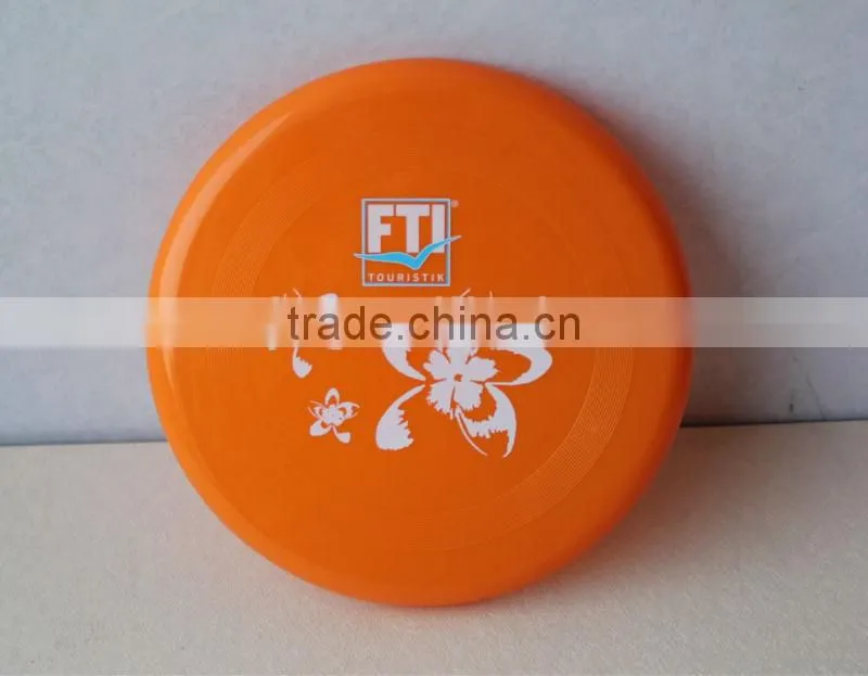 9inch orange plastic disc ultimate frisbee