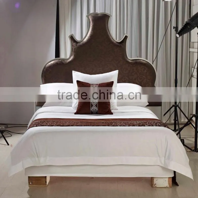 King Size Hotel Bed Sheets 100% Cotton White Duvet Cover Sets