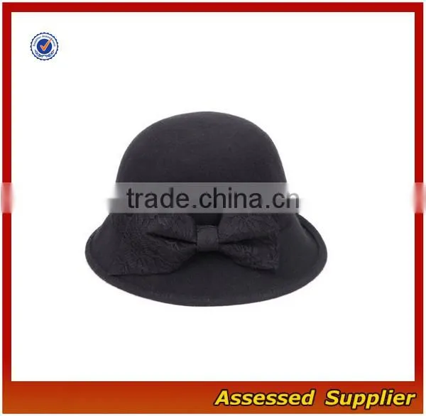 QL122/ wool felt whosale man hat/cheap lana wool hand made hat/fedora hat