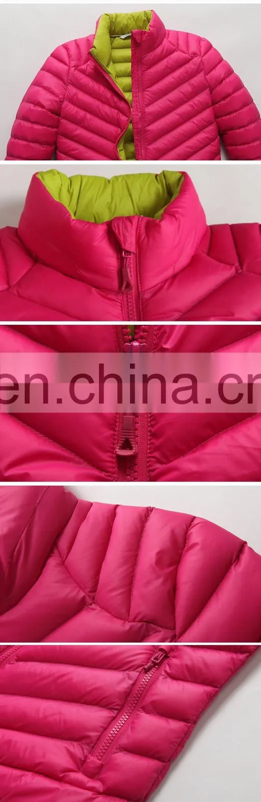 Women nylon winter down jacket parka warm ladies coats