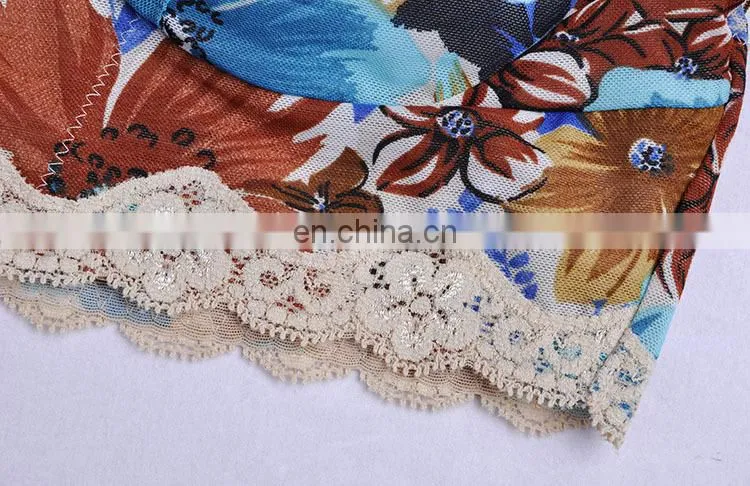 Cheap Price Beautiful Mature Women Flower Print Seamless Briefs