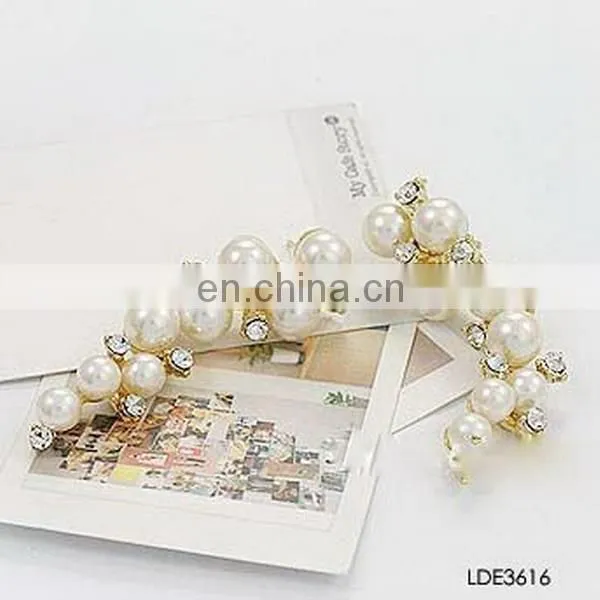 2014 Fashionable dainty turquois crystal chandelier dangle earring